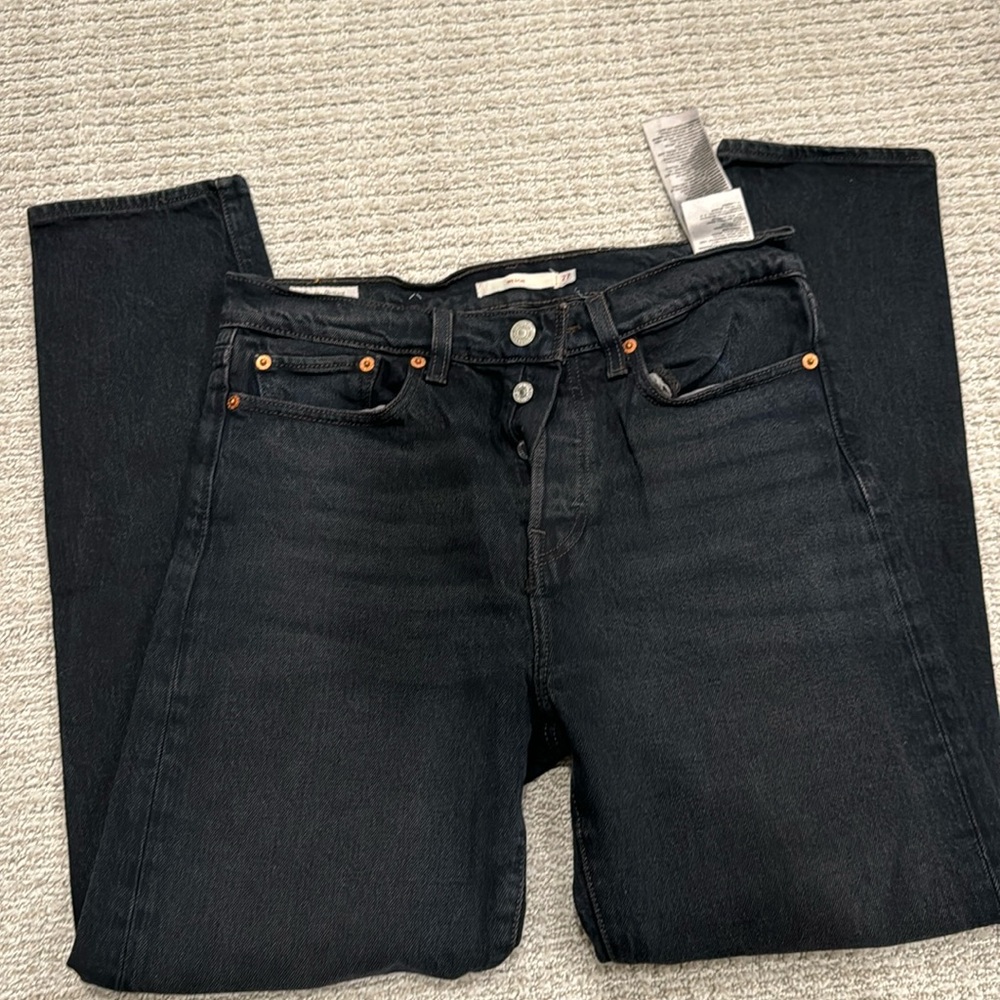 Preloved Levi’s Black Wedgie Jeans Size 27